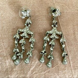 Rhinestone chandelier earrings
